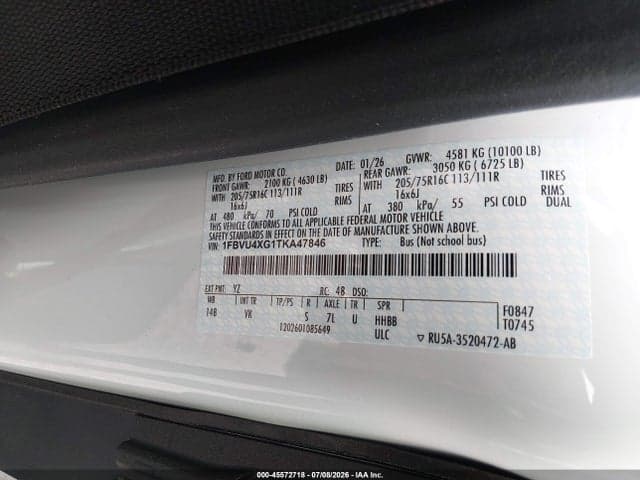 2026 FORD TRANSIT-350 PASSENGER VAN XL 8