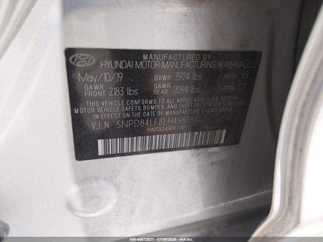 2020 HYUNDAI ELANTRA SEL 9