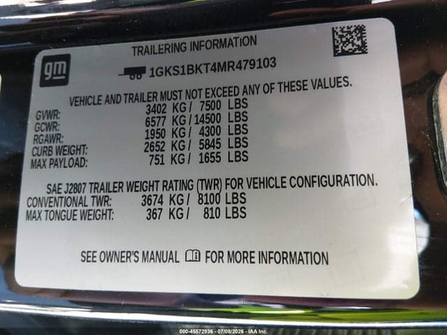 2021 GMC YUKON 2WD SLT 9