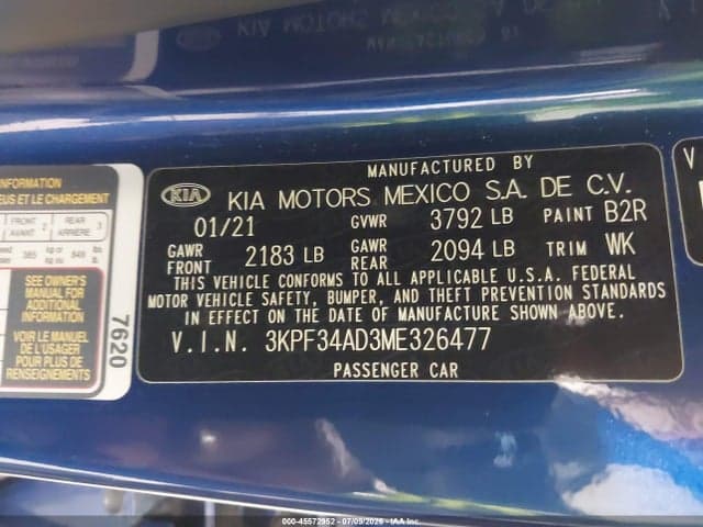 2021 KIA FORTE GT-LINE 9