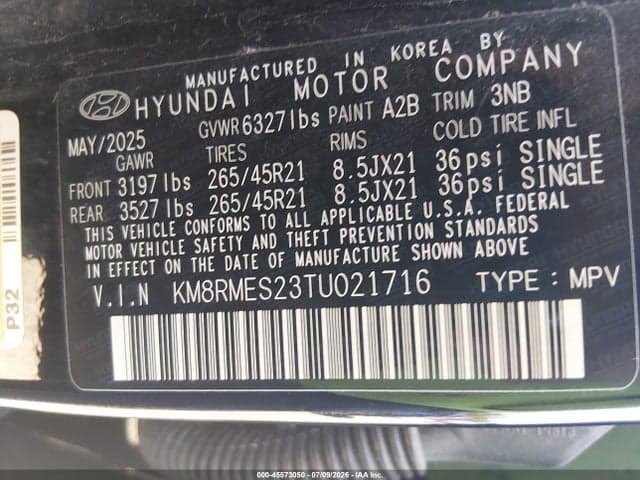 2026 HYUNDAI PALISADE CALLIGRAPHY 9