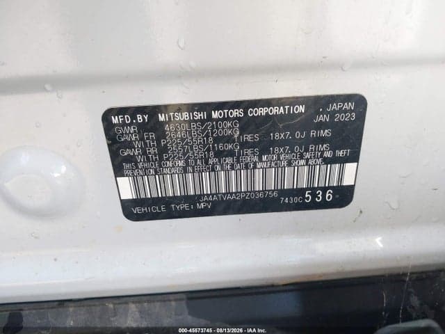 2023 MITSUBISHI ECLIPSE CROSS RALLIART S-AWC 9