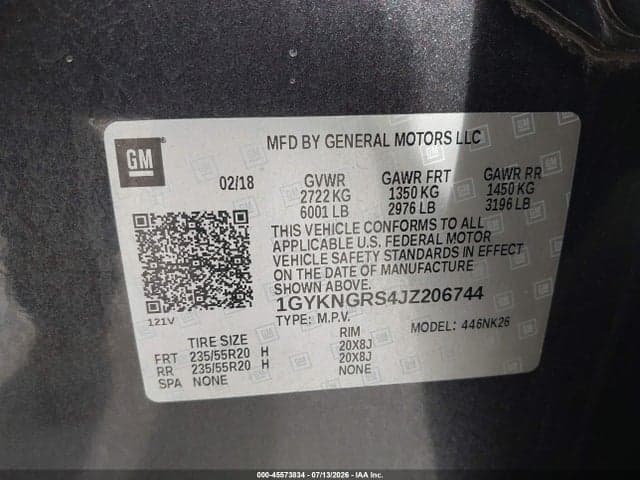 2018 CADILLAC XT5 PLATINUM 9