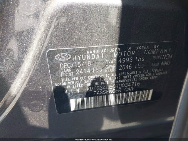 2019 GENESIS G70 3.3T ADVANCED 9
