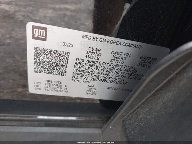 2024 CHEVROLET TRAX FWD 2RS 9