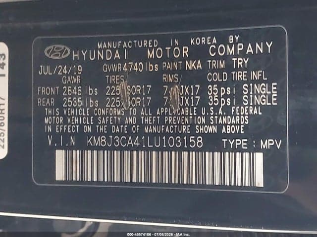 2020 HYUNDAI TUCSON VALUE 9