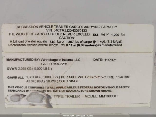 2022 WINNEBAGO MICRO MINN 9