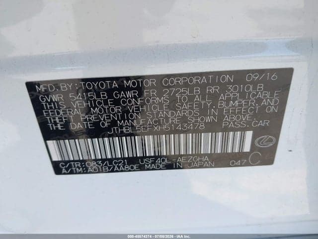 2017 LEXUS LS 460 9