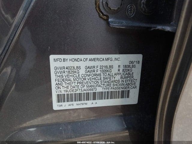 2018 ACURA ILX PREMIUM PACKAGE/TECHNOLOGY PLUS PACKAGE 9