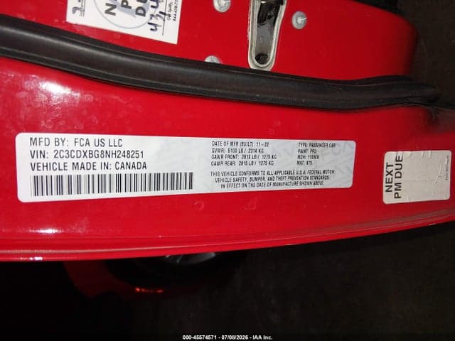 2022 DODGE CHARGER SXT RWD 9