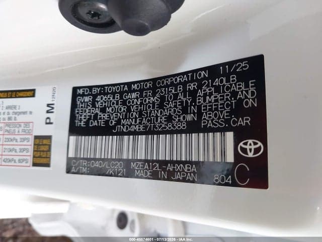2026 TOYOTA COROLLA SE 9