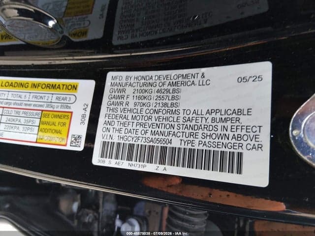 2025 HONDA ACCORD HYBRID SPORT-L 9