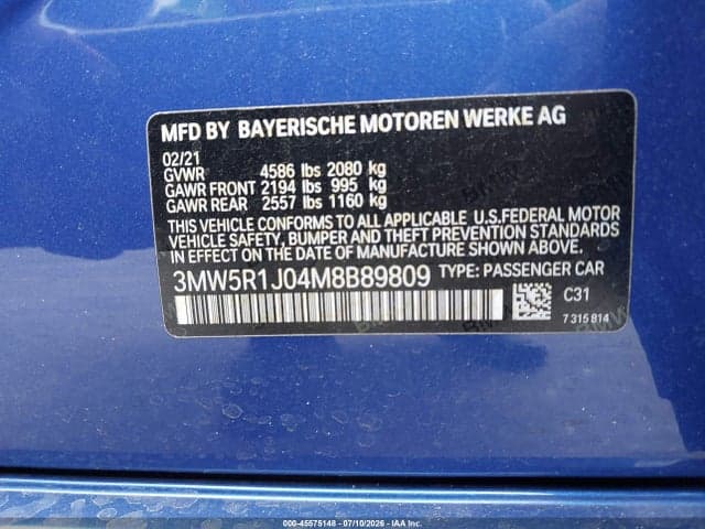 2021 BMW 330I 9