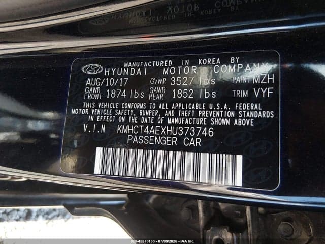 2017 HYUNDAI ACCENT VALUE EDITION 9