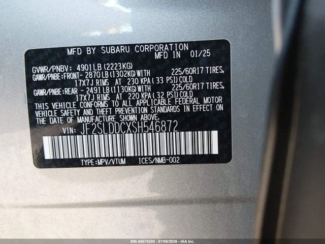 2025 SUBARU FORESTER PREMIUM 9