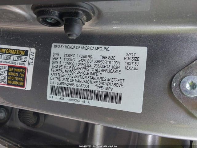 2017 HONDA CR-V EX-L/EX-L NAVI 9