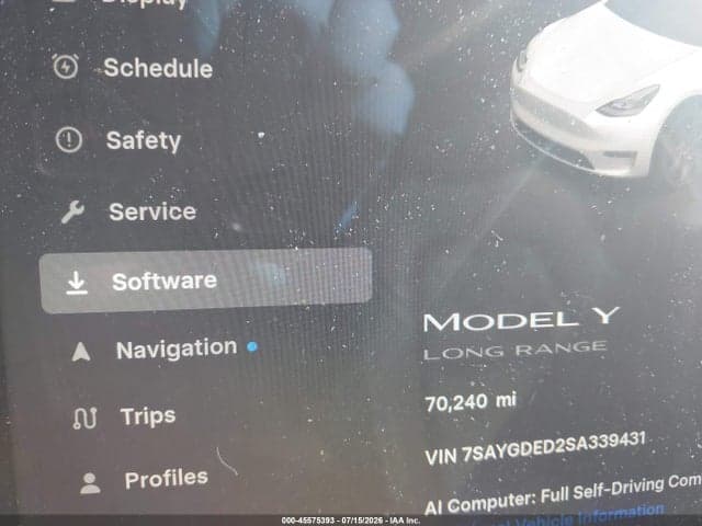 2025 TESLA MODEL Y LONG RANGE DUAL MOTOR REAR-WHEEL DRIVE 14