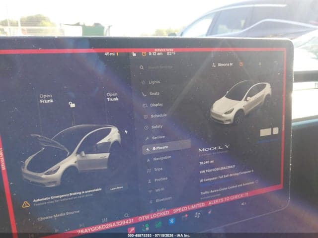 2025 TESLA MODEL Y LONG RANGE DUAL MOTOR REAR-WHEEL DRIVE 17