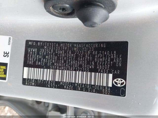 2024 TOYOTA COROLLA LE 9