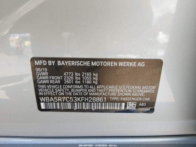 2019 BMW 330I XDRIVE 9