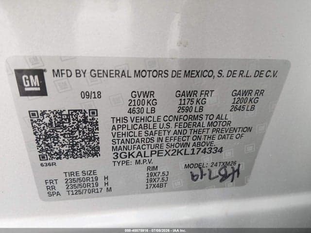 2019 GMC TERRAIN SLT 9