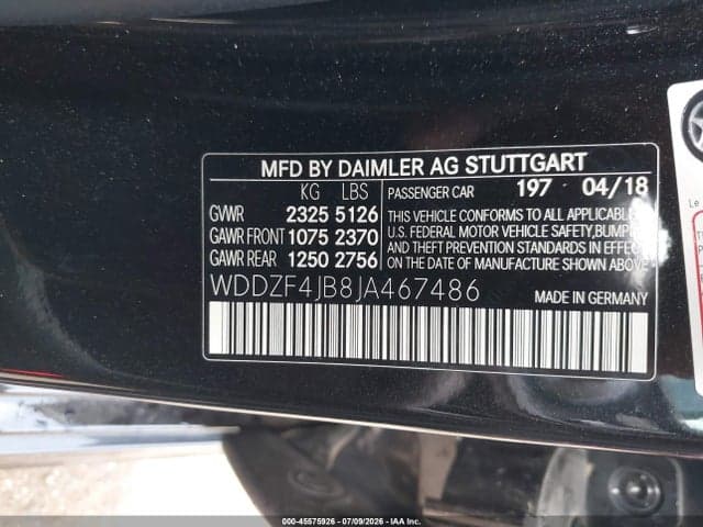 2018 MERCEDES-BENZ E 300 9