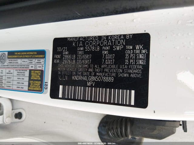 2022 KIA SORENTO HYBRID EX 9