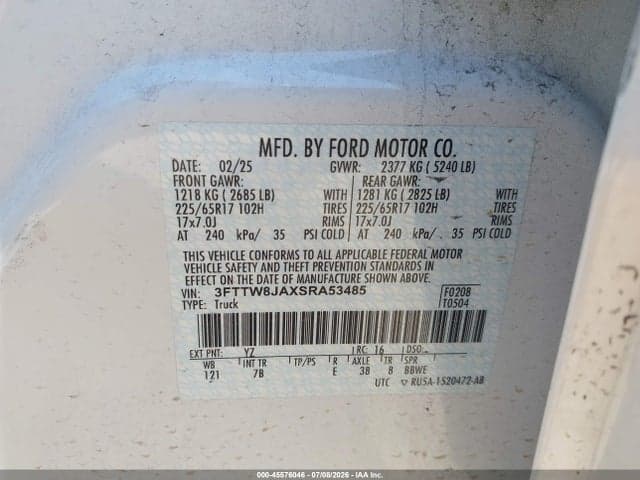 2025 FORD MAVERICK XLT 9