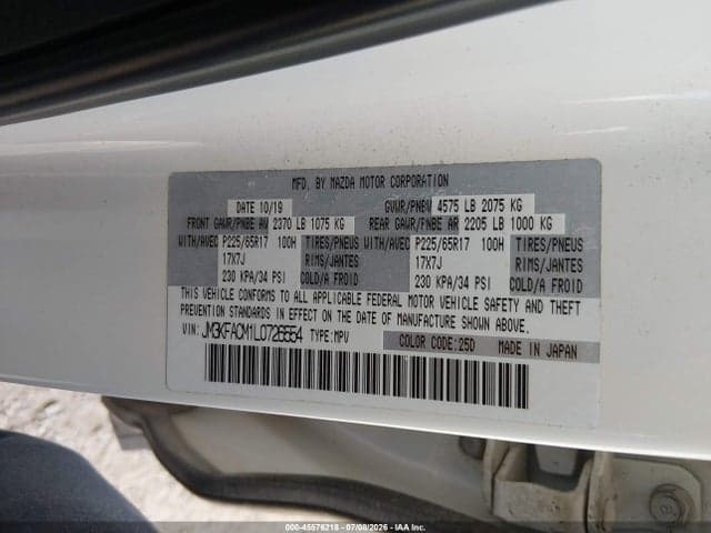 2020 MAZDA CX-5 TOURING 9