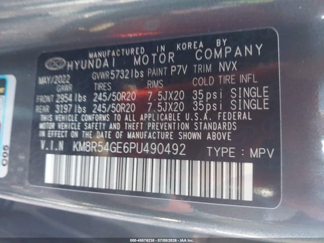 2023 HYUNDAI PALISADE LIMITED 9