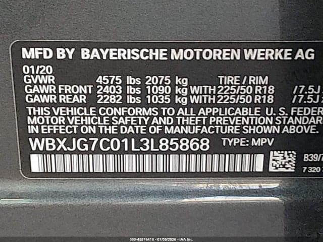 2020 BMW X1 SDRIVE28I 9
