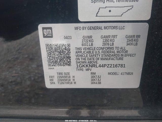 2023 GMC ACADIA AWD SLE 9