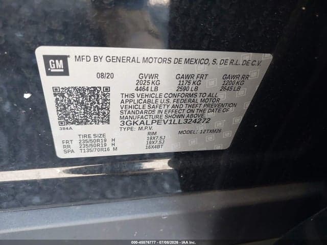 2020 GMC TERRAIN FWD SLT 9