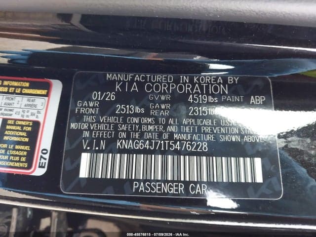 2026 KIA K5 GT-LINE AWD 9