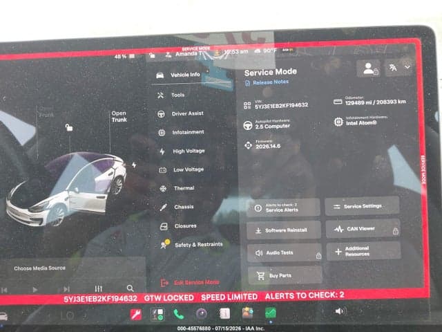 2019 TESLA MODEL 3 LONG RANGE/PERFORMANCE 7