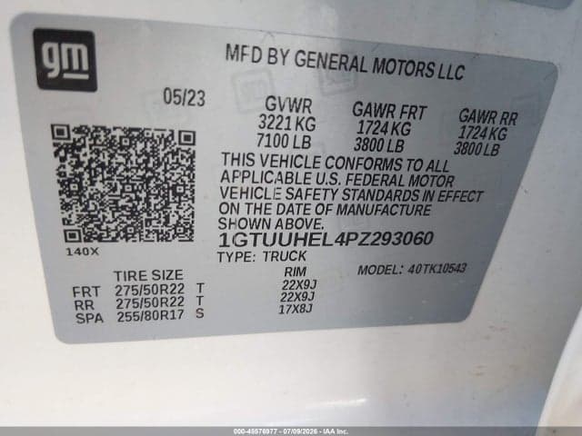 2023 GMC SIERRA 1500 4WD SHORT BOX DENALI ULTIMATE 9