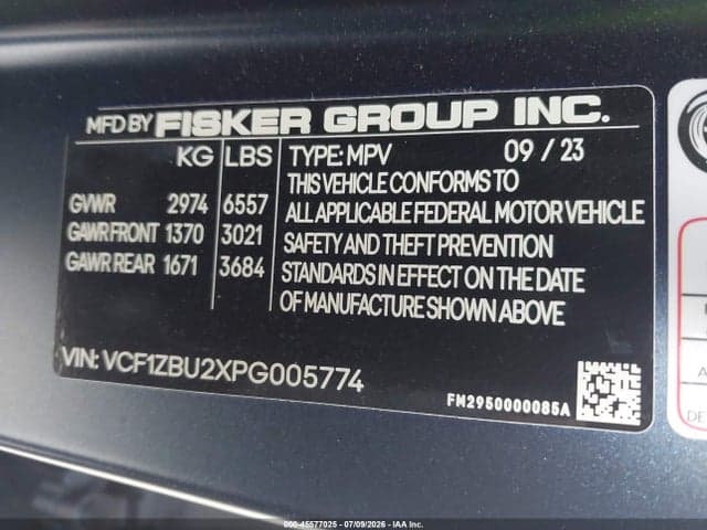 2023 FISKER OCEAN ONE 9