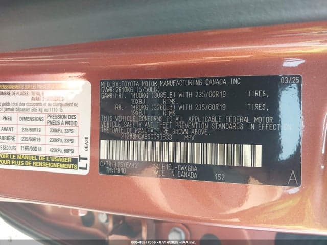 2025 LEXUS RX 350H PREMIUM 9
