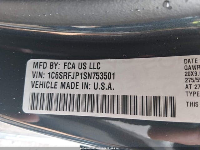 2025 RAM 1500 LARAMIE 4X4 5'7 BOX 9