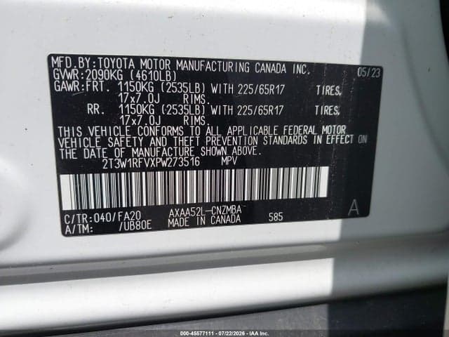 2023 TOYOTA RAV4 XLE 9