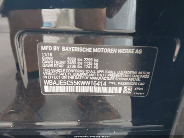 2019 BMW 540I 9