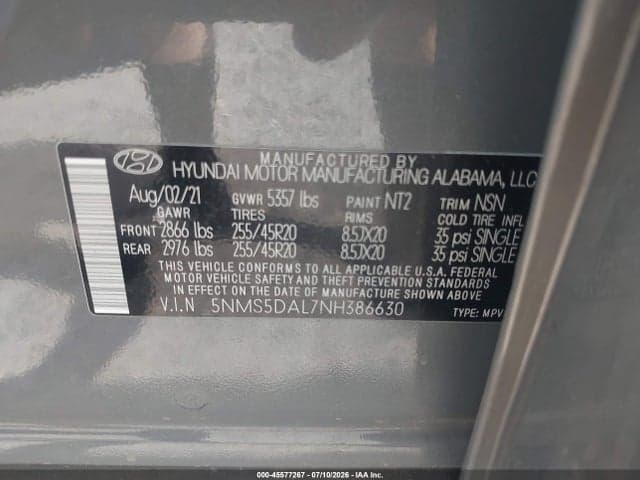 2022 HYUNDAI SANTA FE CALLIGRAPHY 9