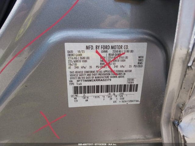 2024 FORD MAVERICK LARIAT 9