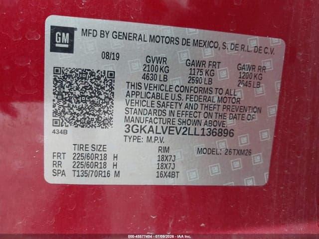 2020 GMC TERRAIN AWD SLT 9