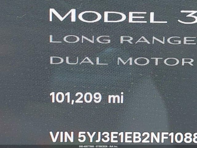 2022 TESLA MODEL 3 LONG RANGE DUAL MOTOR ALL-WHEEL DRIVE 15