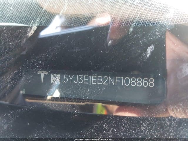 2022 TESLA MODEL 3 LONG RANGE DUAL MOTOR ALL-WHEEL DRIVE 9