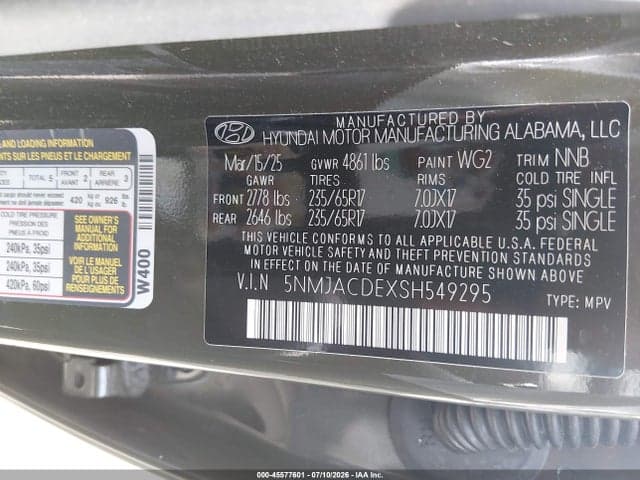 2025 HYUNDAI TUCSON SE 9