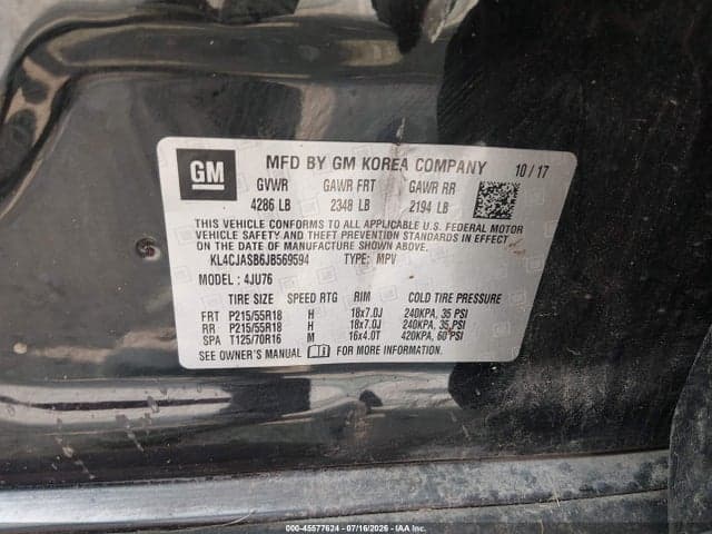2018 BUICK ENCORE PREFERRED 9