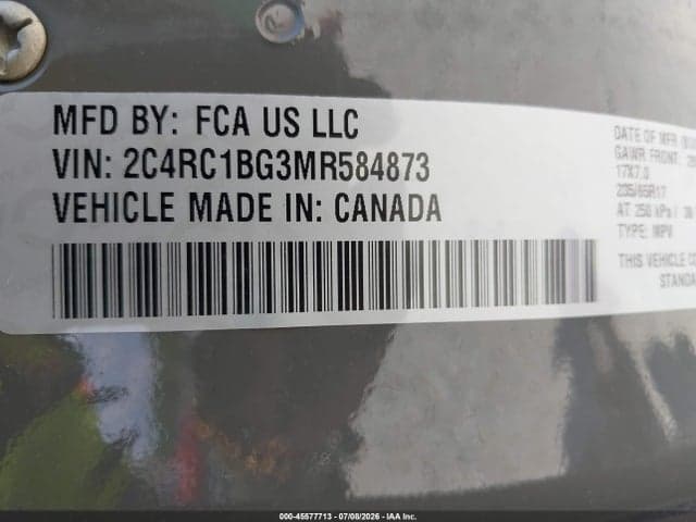 2021 CHRYSLER PACIFICA TOURING L 9