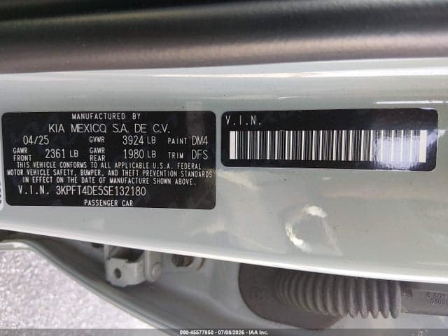 2025 KIA K4 LXS 9